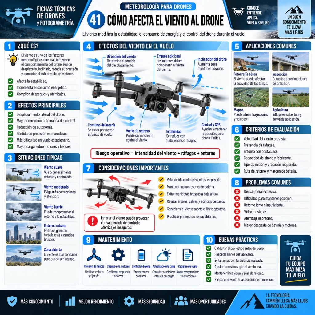 41. Cómo Afecta el Viento al Drone - Meteorología para Drones