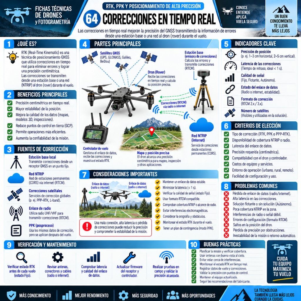 64. Correcciones en Tiempo Real - Posicionamiento de Alta Precisión